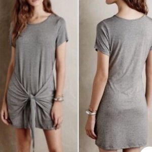 Dolan Anthropologie size large gray wrap dress